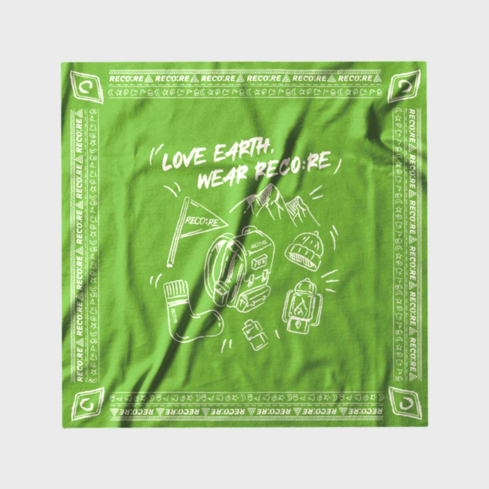 Cotton Handkerchief - Green