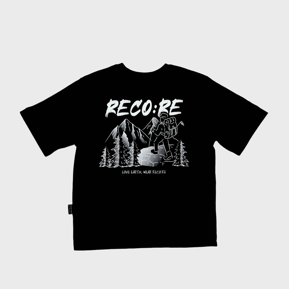 Hiking Half Tee - Black